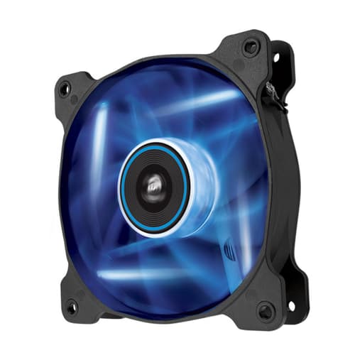 Corsair Air Series AF120 Blue Quiet Edition - 120mm Blue LED Cabinet Fan (Single Pack)